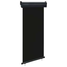 Berkfield Home Stylish Balcony Side Awning 85x250 cm Black - thumbnail 2