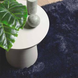 Berkfield Home Shaggy Rug High Pile NAVARRA Navy 240x340 cm Polyester in Blue - Size: Medium - thumbnail 8
