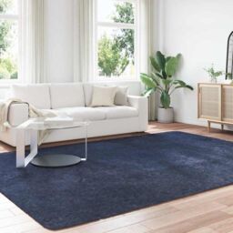 Berkfield Home Shaggy Rug High Pile NAVARRA Navy 240x340 cm Polyester in Blue - Size: Medium - thumbnail 3