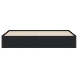 Berkfield Home Bed Frame with Drawers without Mattress Black 200x200 cm - thumbnail 6