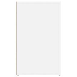 Berkfield Home Bedside Cabinet White 50x36x60 cm Engineered Wood - Size: 50 x 36 x 60 cm - thumbnail 8