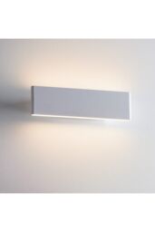 Netlighting Bodhi Integrated LED Wall Textured Matt White Paint & Frosted Acrylic 2 Light Dimmable IP20 - thumbnail 2