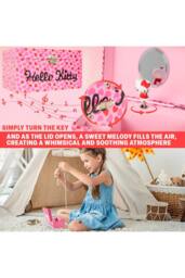 Hello Kitty Women's Musical Jewellery Box Bedroom Décor Homeware Novelty Gift in Pink - thumbnail 3