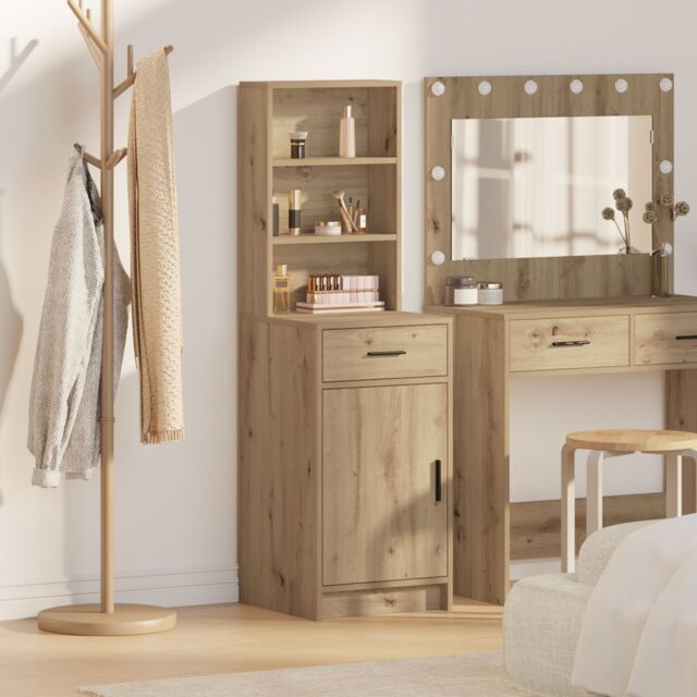 Berkfield Home Highboard Artisan Oak 40x41x135 cm Engineered Wood in Brown - Size: 40 x 41 x 135 cm - image 1