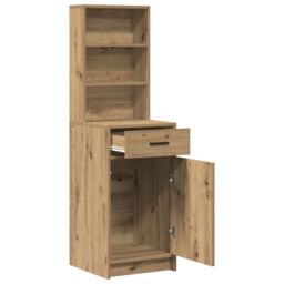 Berkfield Home Highboard Artisan Oak 40x41x135 cm Engineered Wood in Brown - Size: 40 x 41 x 135 cm - thumbnail 5