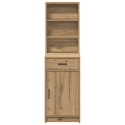 Berkfield Home Highboard Artisan Oak 40x41x135 cm Engineered Wood in Brown - Size: 40 x 41 x 135 cm - thumbnail 6