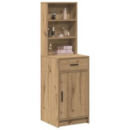 Berkfield Home Highboard Artisan Oak 40x41x135 cm Engineered Wood in Brown - Size: 40 x 41 x 135 cm - thumbnail 3