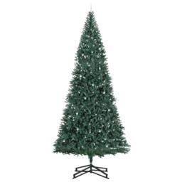 Berkfield Home Artificial Pre-lit Christmas Tree with Ball Set Green 500 cm - thumbnail 4