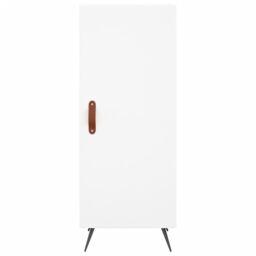 Berkfield Home Highboard White 34.5x34x180 cm Engineered Wood - thumbnail 6
