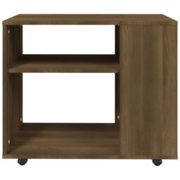 Berkfield Home Side Table Brown Oak 70x35x55 cm Engineered Wood - Size: 70 x 35 x 55 cm - thumbnail 5