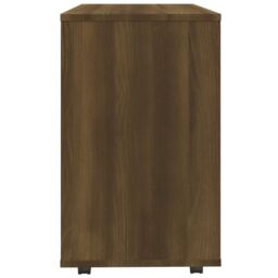 Berkfield Home Side Table Brown Oak 70x35x55 cm Engineered Wood - Size: 70 x 35 x 55 cm - thumbnail 6