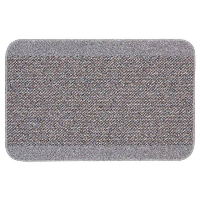 The Rug Shop UK Silver Machine Washable AntiSlip Floor Mat - Size: 67 cm x 200 cm - image 1