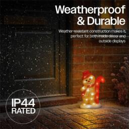mysmartbuy 31cm Gingerbread Man LED Decoration 30L Warm White LED Battery Powered - thumbnail 5