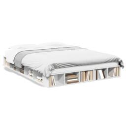 Berkfield Home Bed Frame without Mattress White 150x200 cm King Size - thumbnail 1