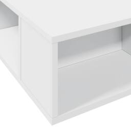 Berkfield Home Bed Frame without Mattress White 150x200 cm King Size - thumbnail 7