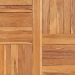 Berkfield Home Table Top Solid Teak Wood Round 2.5 cm 90 cm in Brown - thumbnail 6
