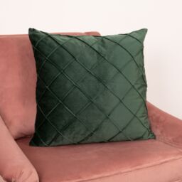 Diamond Green Velvet Cushion Cover - thumbnail 1