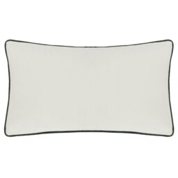 Furn Lodge Wood Fox Embroidered Piped Cushion in Green - Size: 30 cm x 50 cm - thumbnail 2