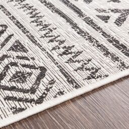 Livabliss Eagean-Geometric Black Grey White Charcoal In- & Outdoor Rug - Size: 130 cm x 190 cm - thumbnail 3