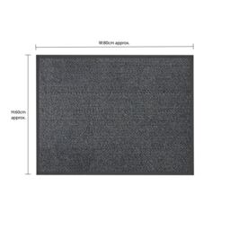 JVL Heavy Duty Commodore Barrier Door Mat, 60x80cm, Blue/Black in Blue - Size: 60 cm x 80 cm - thumbnail 6