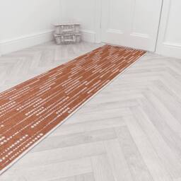 runrug Carpet Runner Rug - Indoor/Outdoor, Reversible, 2mm - 'Aperol Spritz' in Terracotta - Size: 70 cm x 240 cm - thumbnail 4