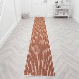 runrug Carpet Runner Rug - Indoor/Outdoor, Reversible, 2mm - 'Aperol Spritz' in Terracotta - Size: 70 cm x 240 cm - thumbnail 7