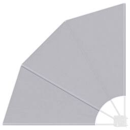 Berkfield Home Balcony Privacy Screen Folding Manual Grey 115 x 115 cm Fabric - thumbnail 1