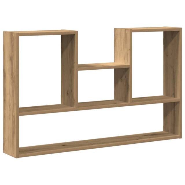 Berkfield Home Wall Shelf Artisian Oak 99x15x60 cm Engineered Wood in Brown - Size: 99 x 15 x 60 cm - image 1