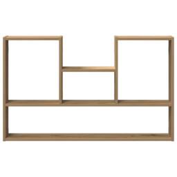 Berkfield Home Wall Shelf Artisian Oak 99x15x60 cm Engineered Wood in Brown - Size: 99 x 15 x 60 cm - thumbnail 4