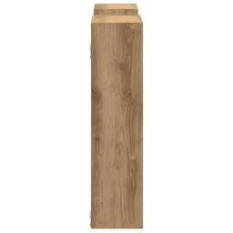 Berkfield Home Wall Shelf Artisian Oak 99x15x60 cm Engineered Wood in Brown - Size: 99 x 15 x 60 cm - thumbnail 5