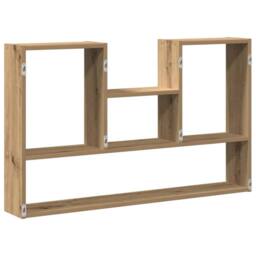 Berkfield Home Wall Shelf Artisian Oak 99x15x60 cm Engineered Wood in Brown - Size: 99 x 15 x 60 cm - thumbnail 6