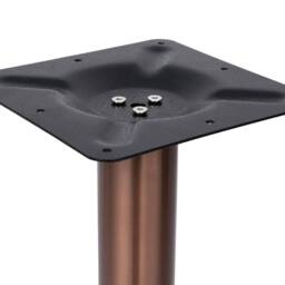 Berkfield Home Sturdy Bistro Table Leg Gold √ò45x107 cm Stainless Steel in Rose Gold - Size: 45x107 cm