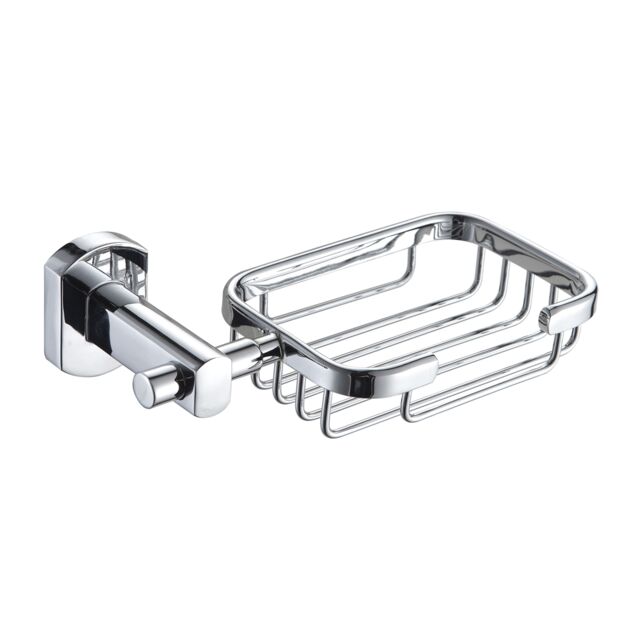 Showerdrape Admiralty Chrome Stainless Steel Wall Mounted Soap Basket in Silver - image 1