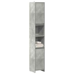 Berkfield Home Bathroom Cabinet Concrete Grey 30x30x183.5 cm Engineered Wood - thumbnail 1