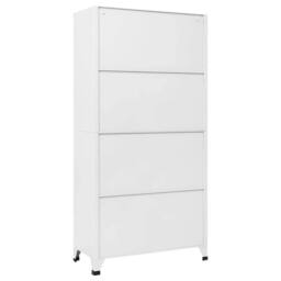 Berkfield Home Locker Cabinet Light Grey 90x40x180 cm Steel - Size: 90 x 40 x 180 cm - thumbnail 5