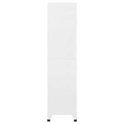 Berkfield Home Locker Cabinet Light Grey 90x40x180 cm Steel - Size: 90 x 40 x 180 cm - thumbnail 4