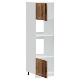 Berkfield Home Oven Cabinets 2 pcs Kalmar Old Wood Engineered Wood in Brown - thumbnail 5