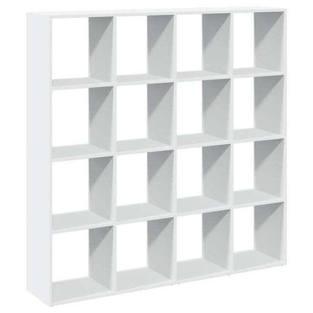 Berkfield Home Book Cabinet White 137.5x29x137.5 cm Engineered Wood - image 1