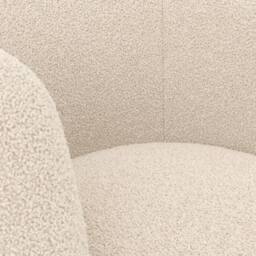 Lemon Pavilion Furniture Clay Indoor Tub Chair - Sherpa - L79.5xW82xH72 cm - Cotton - Flat Pack in Light Beige - thumbnail 5