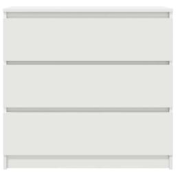 Berkfield Home Sideboard White 80x35x76 cm Engineered Wood - Size: 80 x 35 x 76 cm - thumbnail 6