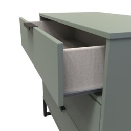 Ready Assembled 2 U Tamworth 3 Drawer Chest (Ready Assembled) in Pale Green - thumbnail 5