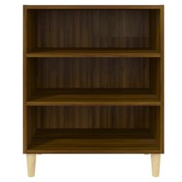 Berkfield Home Sideboard Brown Oak 57x35x70 cm Engineered Wood - Size: 57 x 35 x 70 cm - thumbnail 4