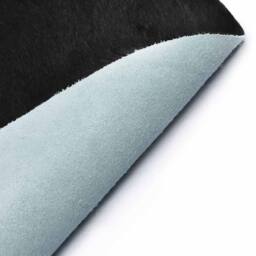Berkfield Home Real Cow Hide Rug Black & White 150x170 cm - Size: 100 cm diameter - thumbnail 4