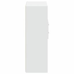 Berkfield Home Highboard White 80x42.5x124 cm Engineered Wood - thumbnail 5