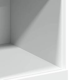 Berkfield Home Highboard White 80x42.5x124 cm Engineered Wood - thumbnail 8