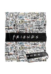 Warner Brothers Friends Silky Touch Super Soft Throw Blanket 152x127cm in White - Size: 152x127 cm - thumbnail 2