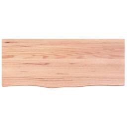 Berkfield Home Elegant Basin Shelf Wall Mounted Steel & Solid Wood Oak in Brown - thumbnail 8