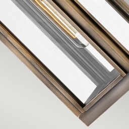 Netlighting Hinkley Sag Harbor Outdoor Wall Lantern Painted Burnished Bronze IP44 in Brown - thumbnail 4