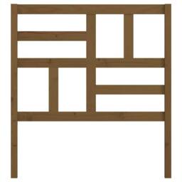 Berkfield Home Beautiful Bed Headboard Honey Brown 81x4x104 cm Solid Wood Pine - Size: 81 x 4 x 104 cm - thumbnail 4