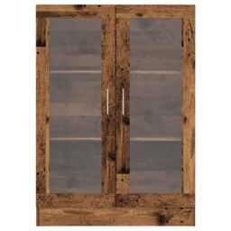 Berkfield Home Book Cabinet Old Wood 82.5x30.5x115 cm Engineered Wood in Brown - thumbnail 5